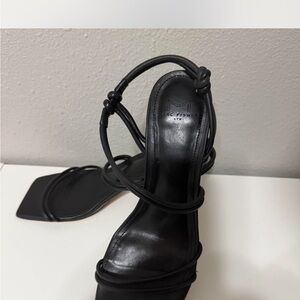 Marc Fisher Black Knotted Heels